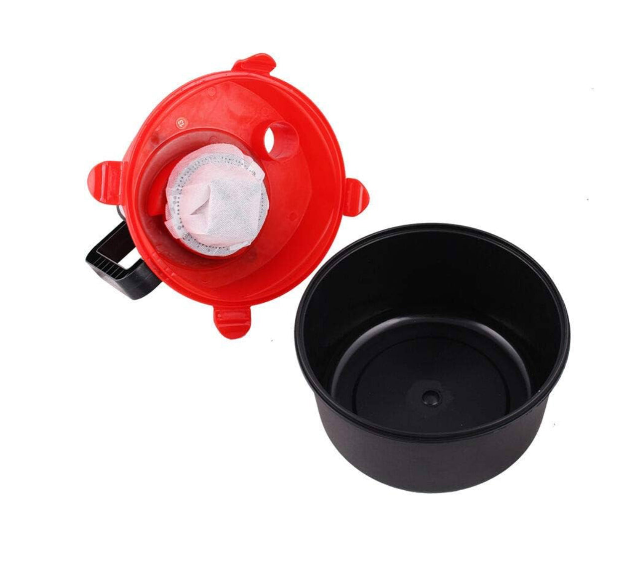 A car vacuum cleaner with 3 heads for cleaning the car. It is suitable for all narrow spaces. It is characterized by its strong suction and high quality.