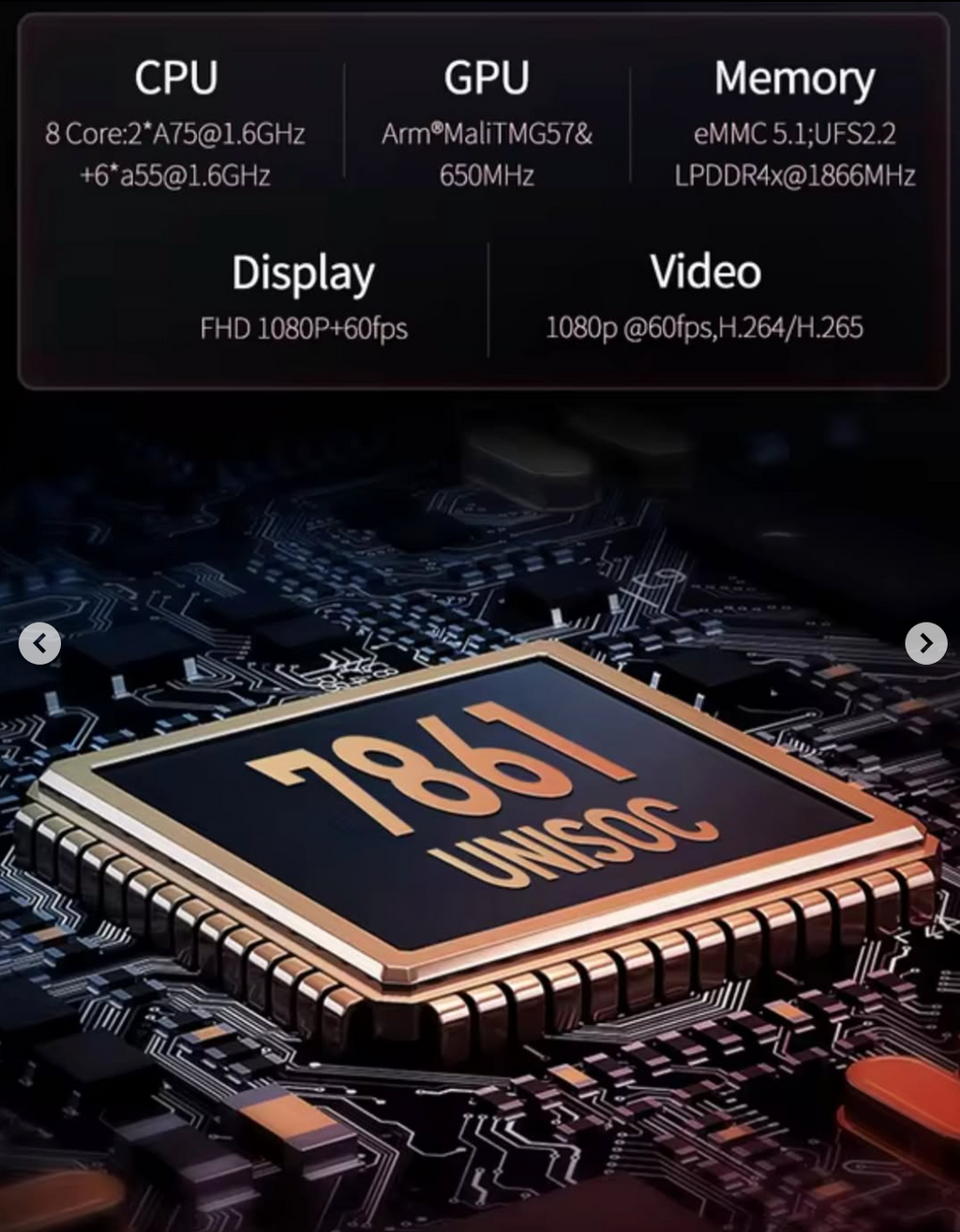 Android screen, size 11.4, with a dash cam, front and rear camera, among the features of