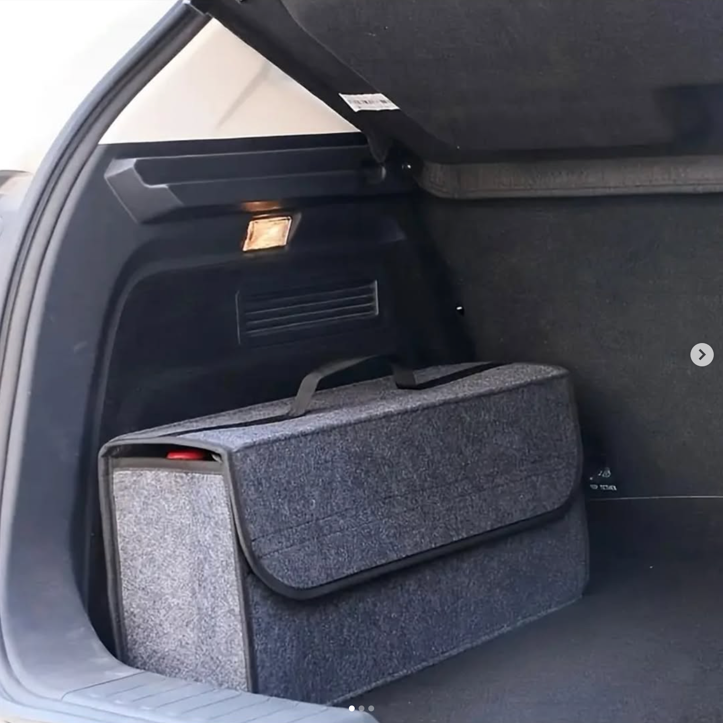 Foldable car storage box