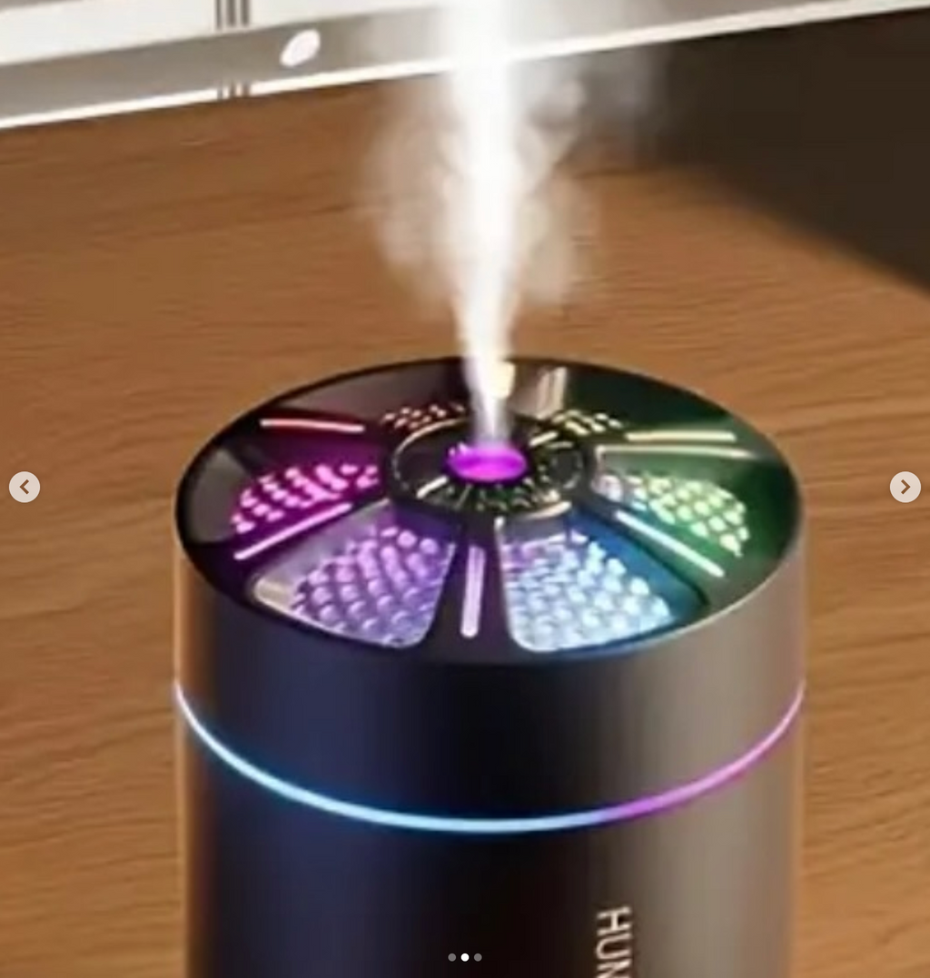 USB car air freshener that can change colors