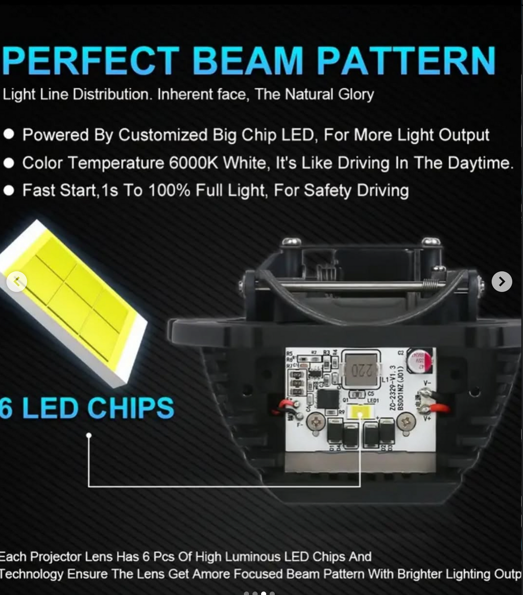 120W 3-inch lens with turbo fan