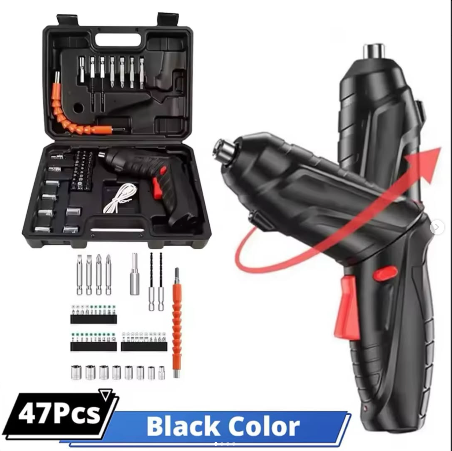 47-piece electric screwdriver