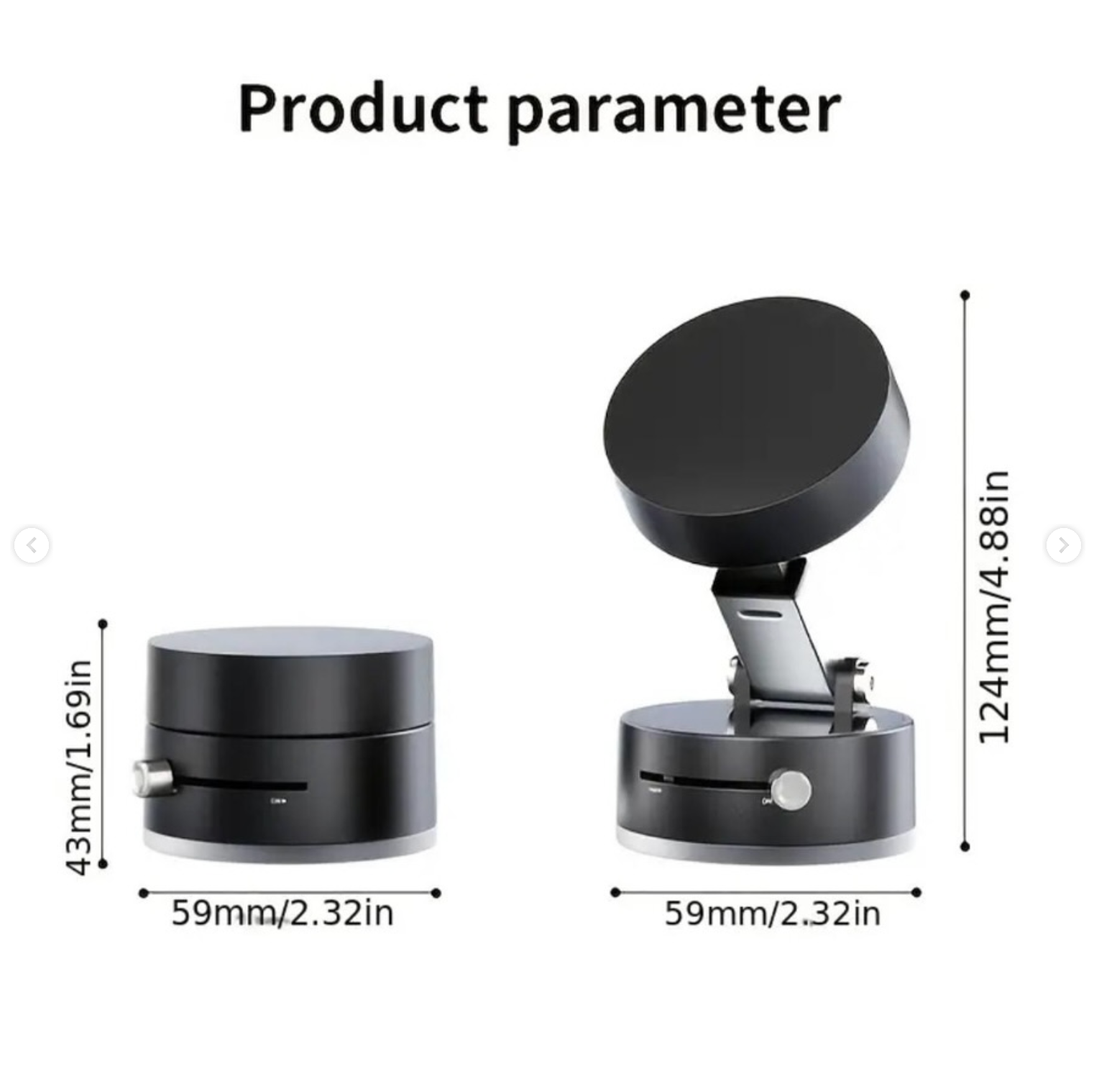 Suction cup smartphone holder