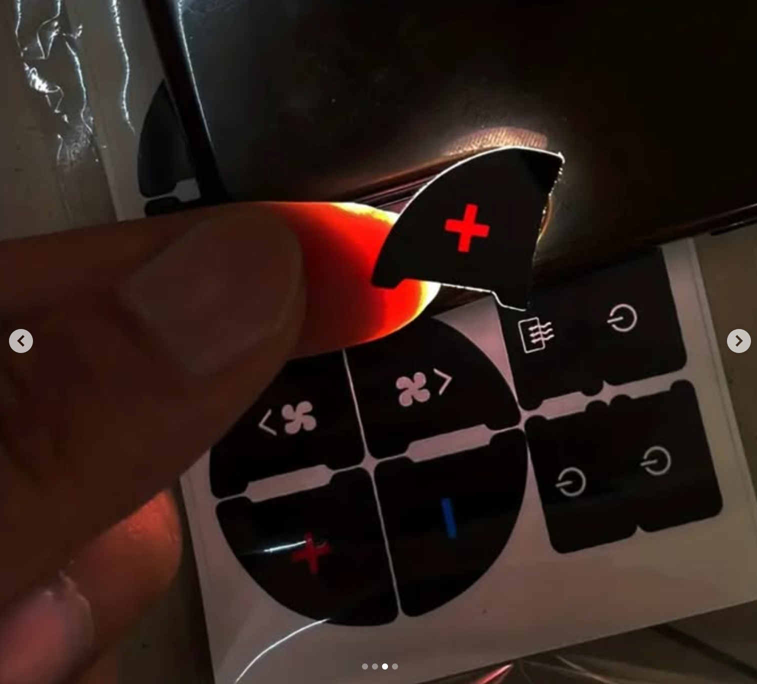 Air conditioning stickers for GMC and Chevy models from 2008 to 2014