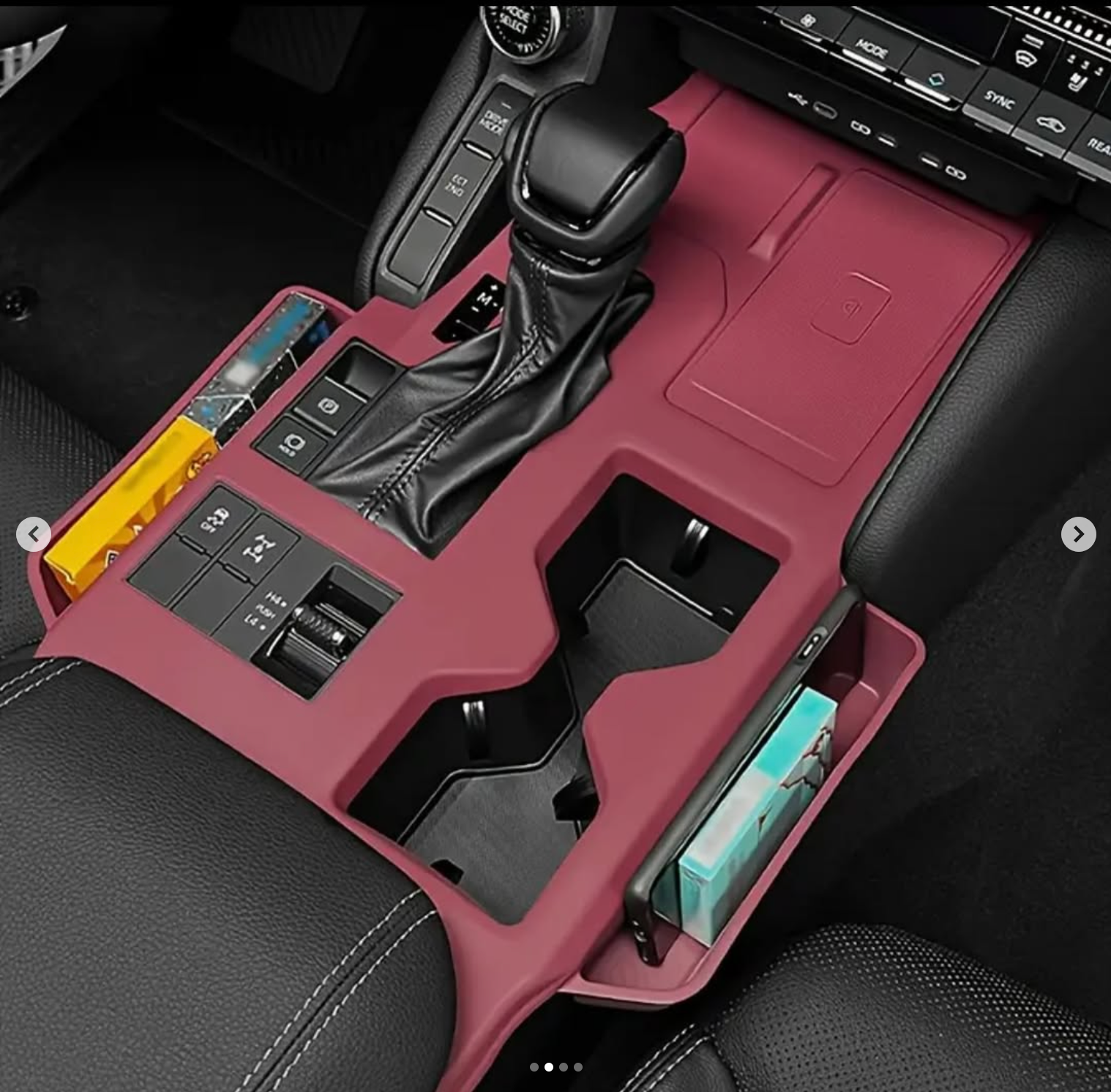 LC250 Prado Silicone Gear Shift Knob and Cup Holder Protector Cover