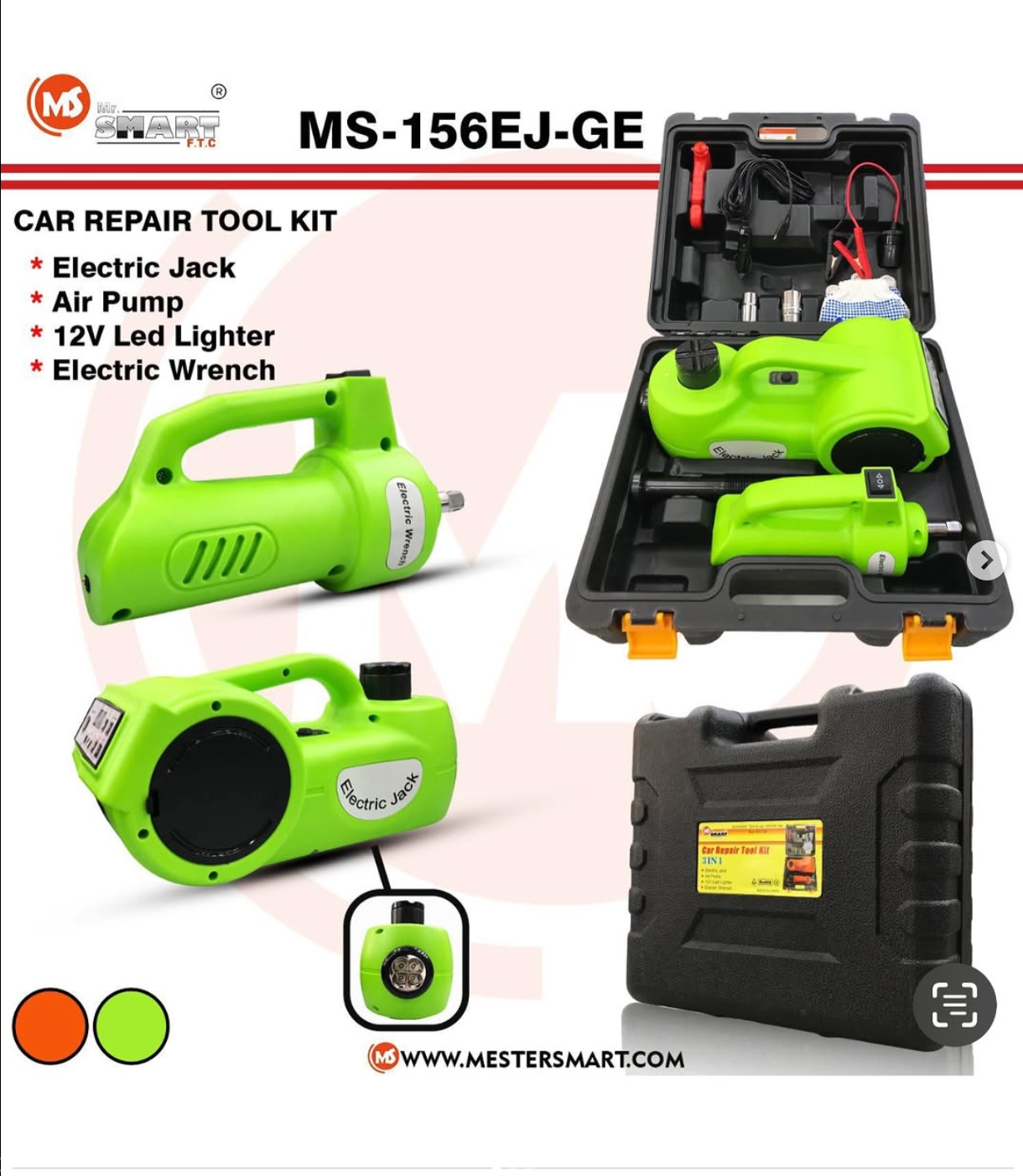 5 ton electric jack The electric jack has three functions, hydraulic jack, tire inflation pump