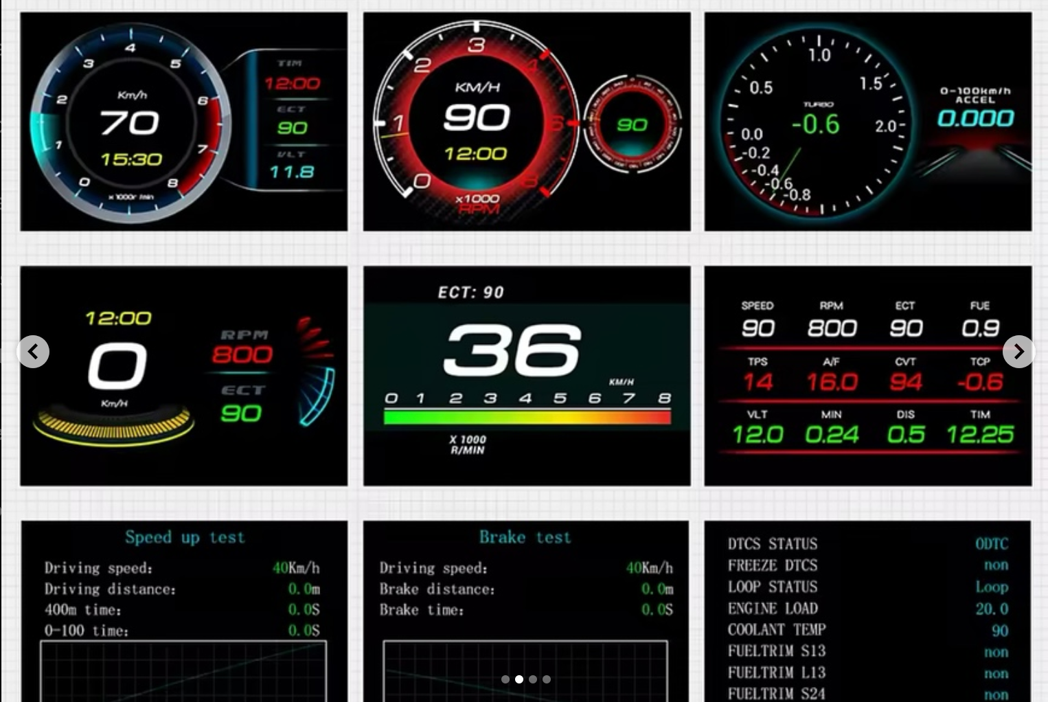 9F Meter Smart Car Computer Gauge, Digital Speedometer