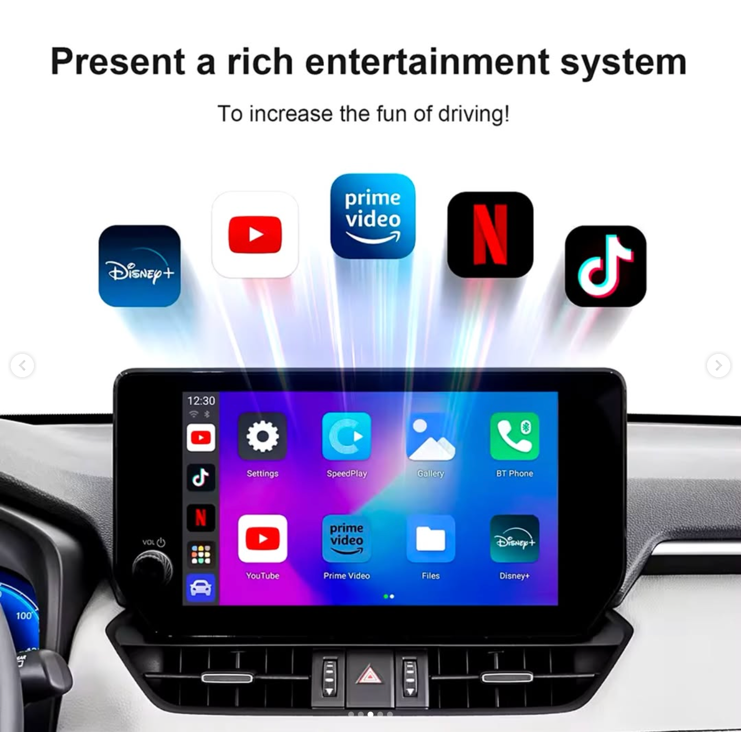 CarPlay 2-in-1, 32GB RAM, Android 13, without an internet connection, only on Wi-Fi, can be installed on screens that support CarPlay