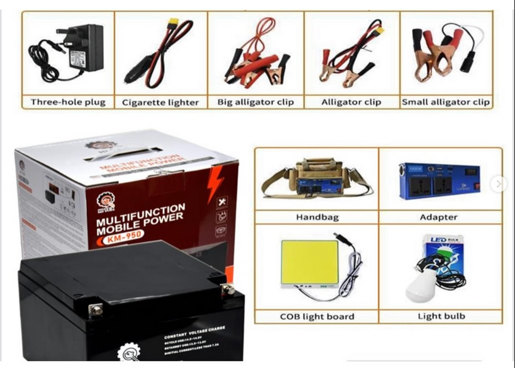 The 40,000mAh multi-functional camping battery pack has a large battery capacity, so you can rely on it for a long time.