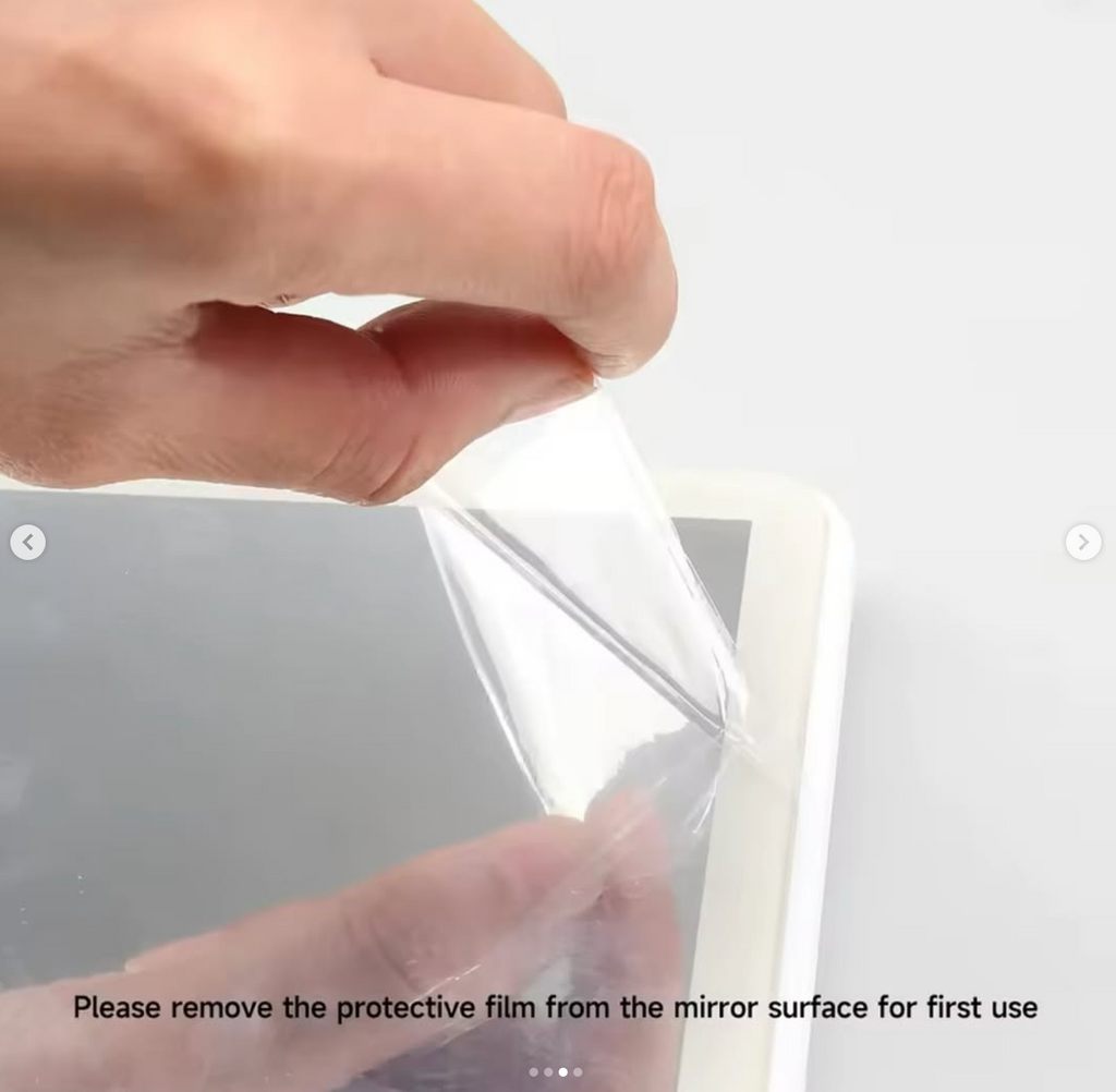 Vanity Mirror with LED Light for Women, Car Sun Visor, High-definition Decoration, Ultra-thin, 3-position Adjustment, Car Interior Mirror