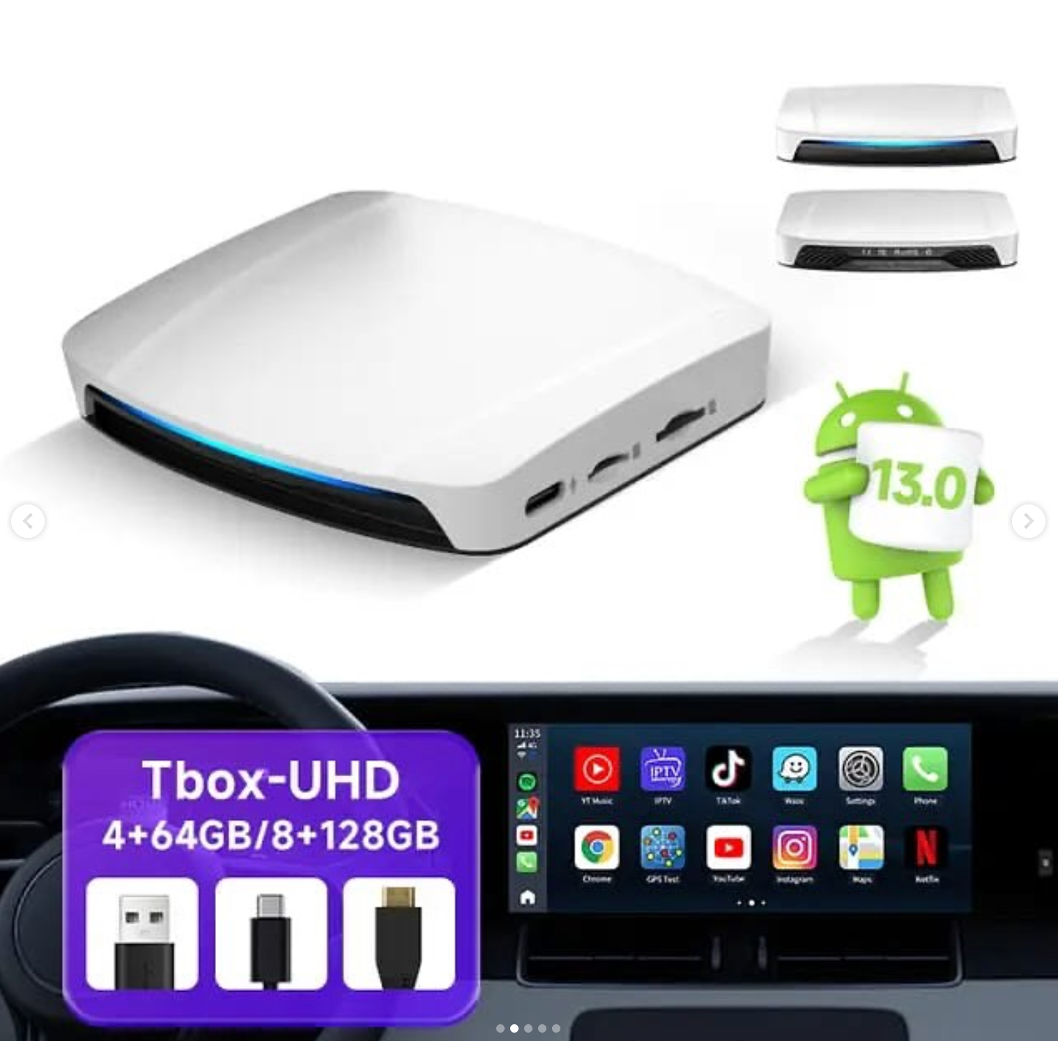 A device from Carlinkit, running Android 13 and the fastest SDM660 8-core processor.