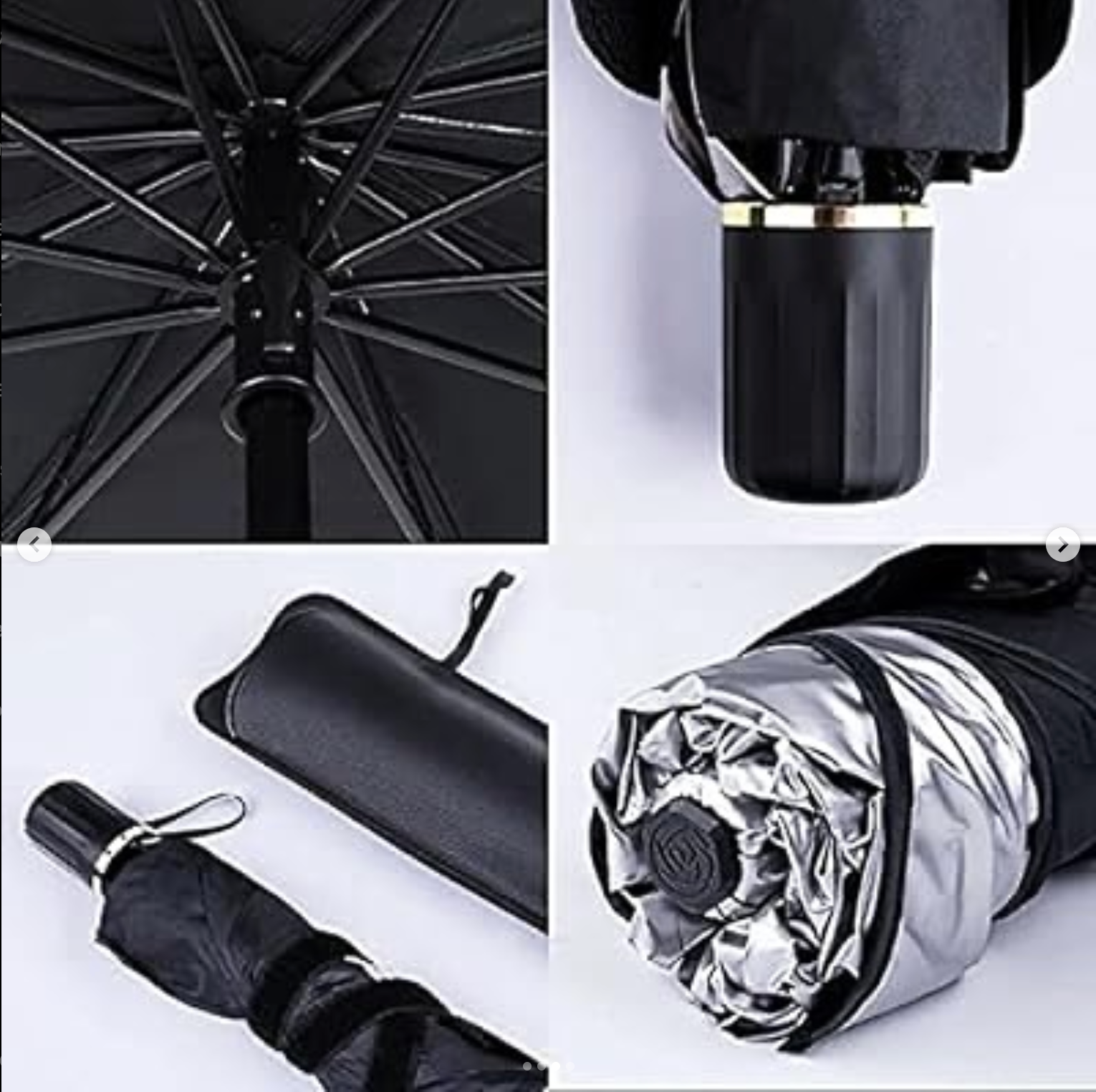 Foldable car umbrella to resist direct sunlight and heat insulation to effectively reduce the temperature inside the car