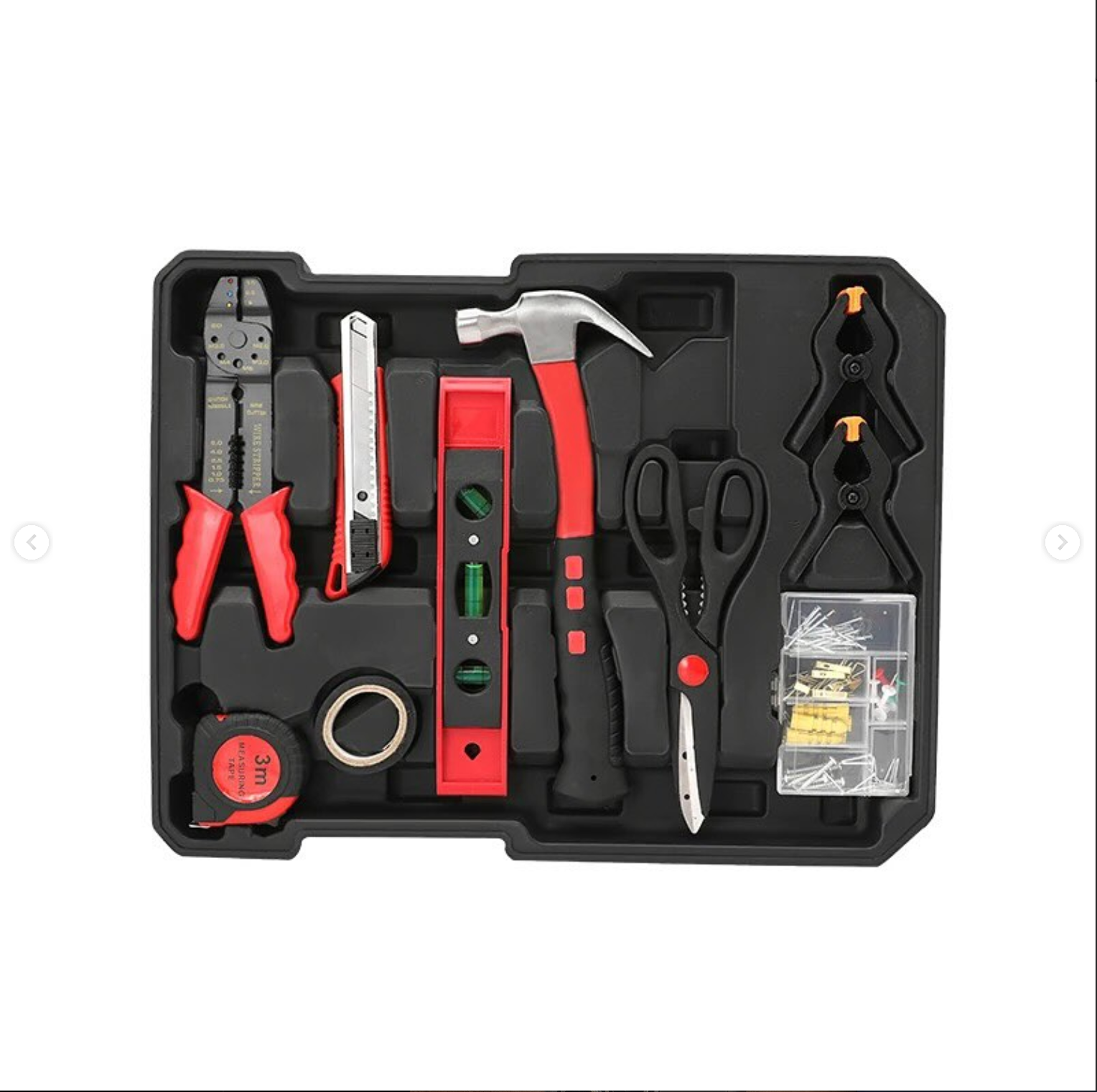 Multi-layer aluminum bag, each layer contains a different number of tools, 499 tools, to make your work easier.