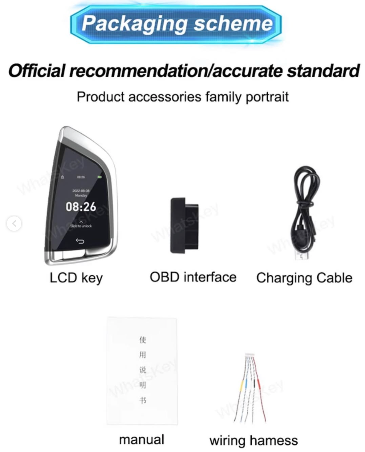 With a high quality LCD screen, it allows you to set a phone number on the screen in case it is lost, so that the person who has your keys can contact you.