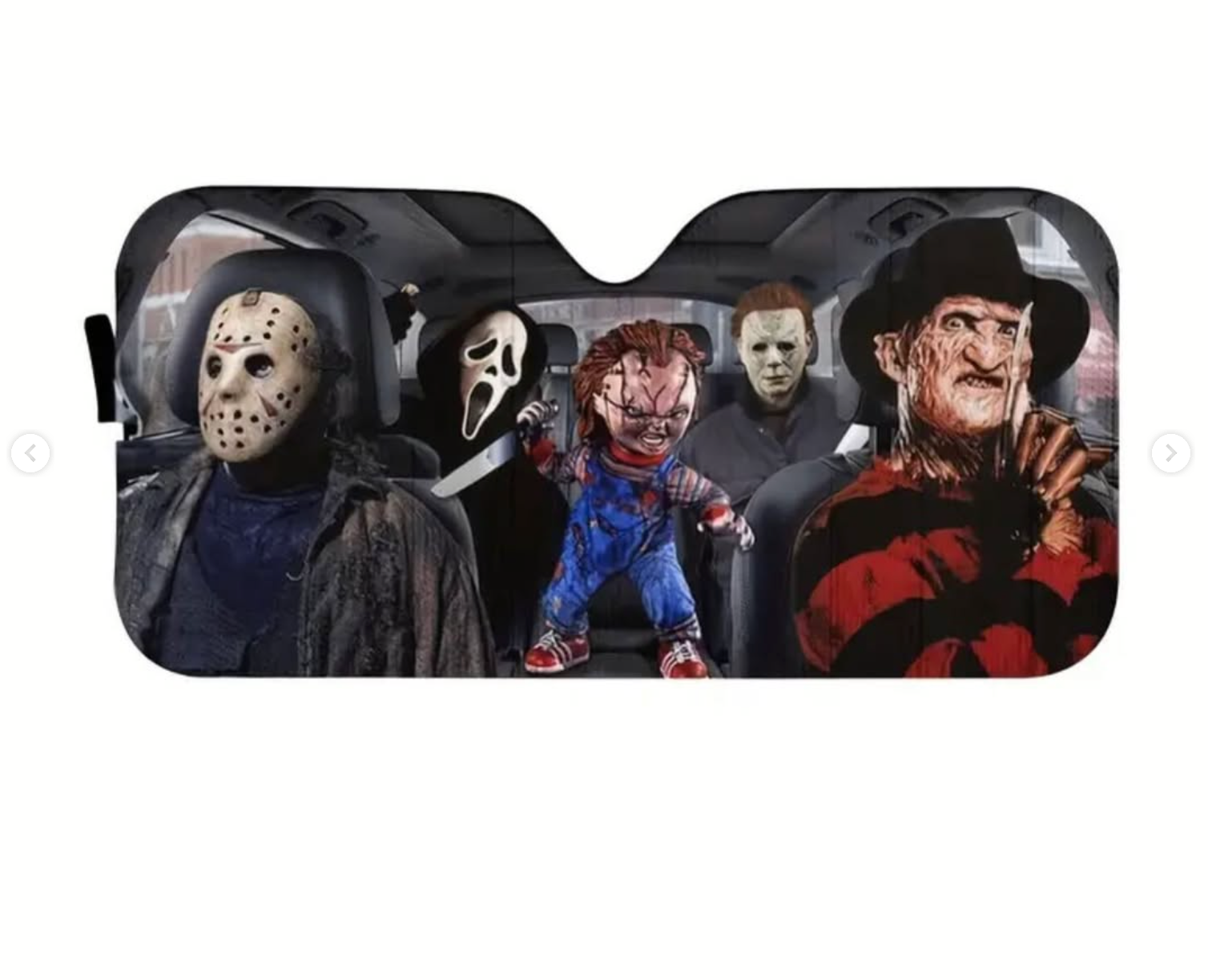 Halloween Horror Movie Design Car Windshield Sunshade