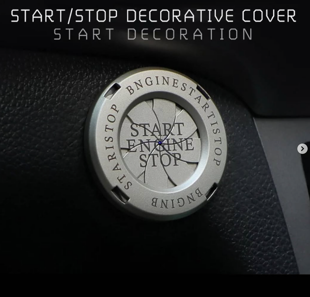 Engine start button cover