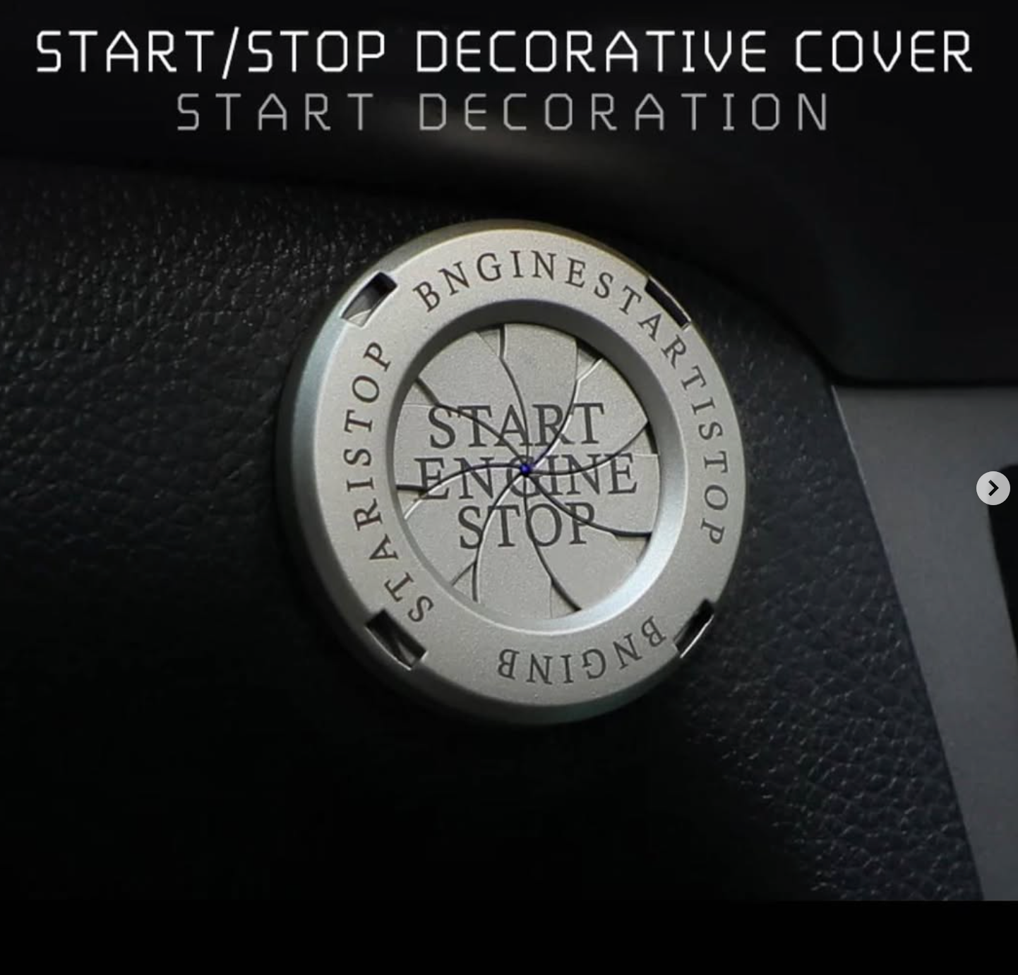 Engine start button cover