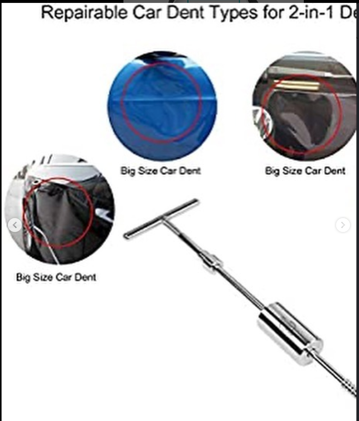Paintless Car Bumper Repair Kit