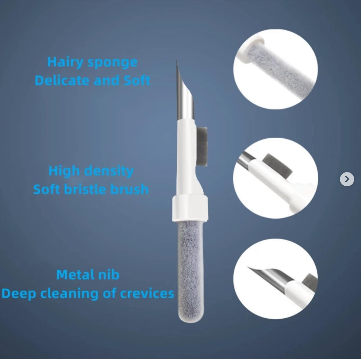 AirPods and mobile phone cleaning brush keeps your devices clean in an easy and safe way