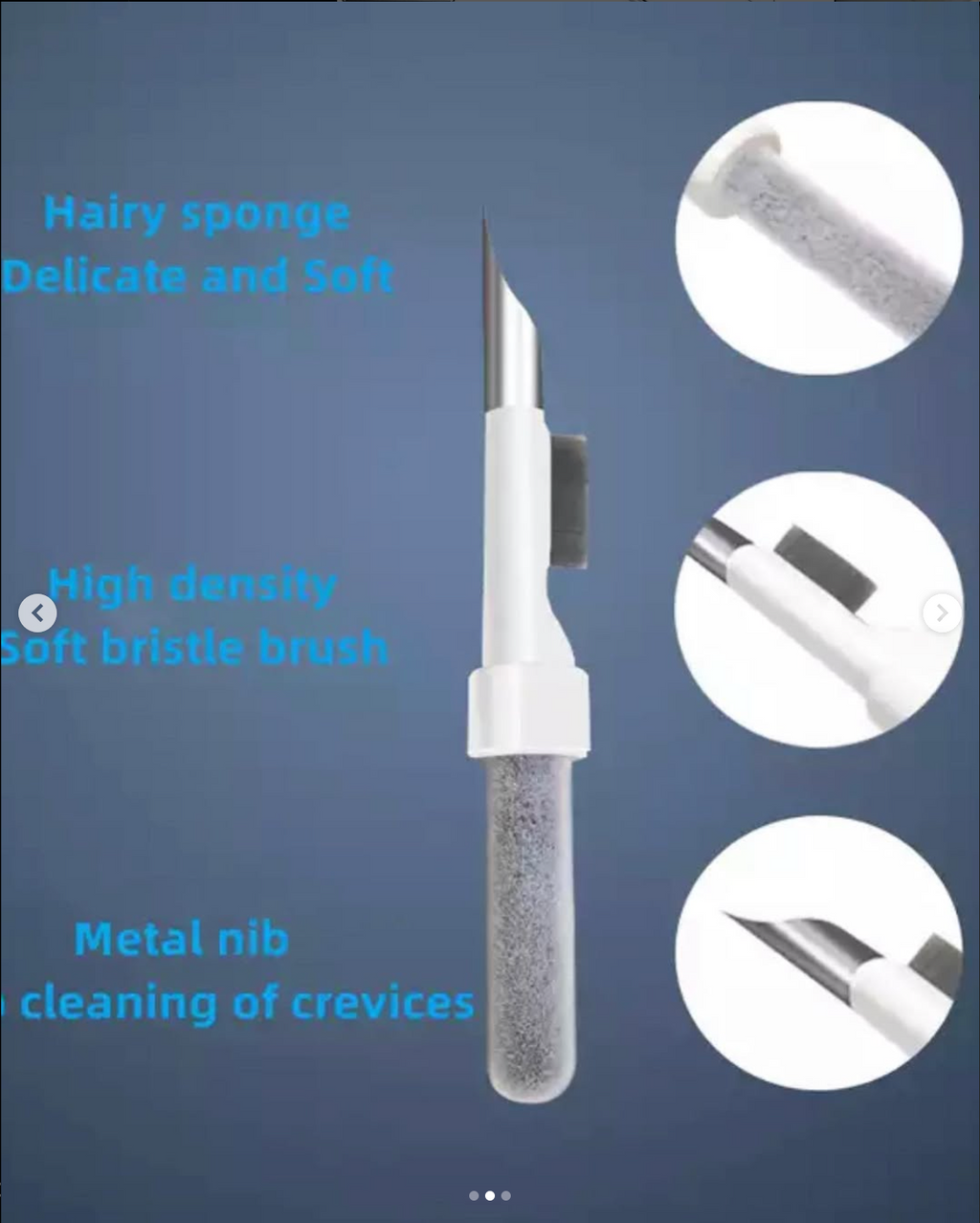 AirPods and mobile phone cleaning brush keeps your devices clean in an easy and safe way