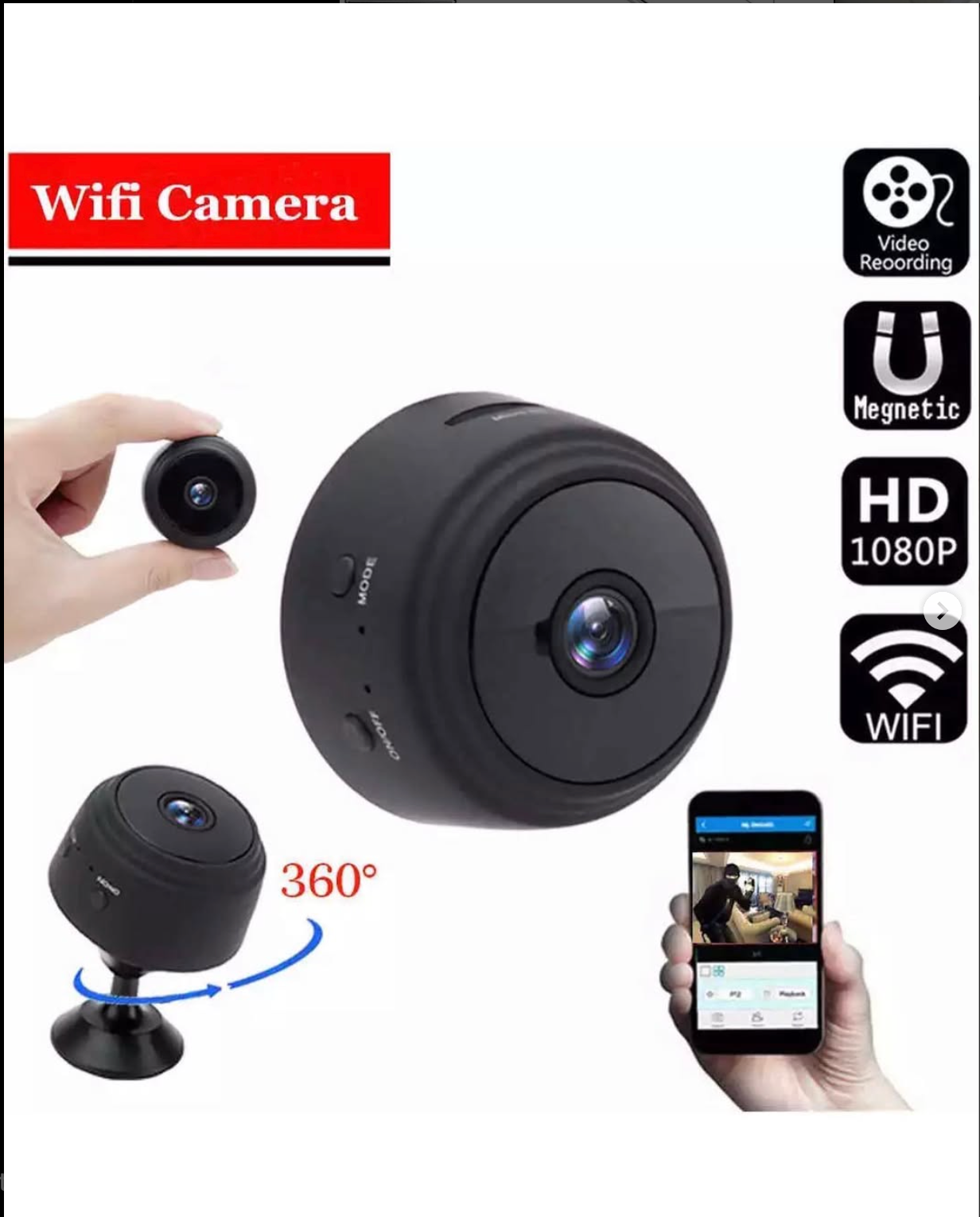 CCTV camera display until stock runs out