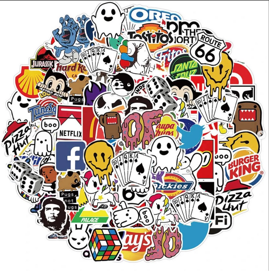 100 pieces of stickers for Sony laptops and cars