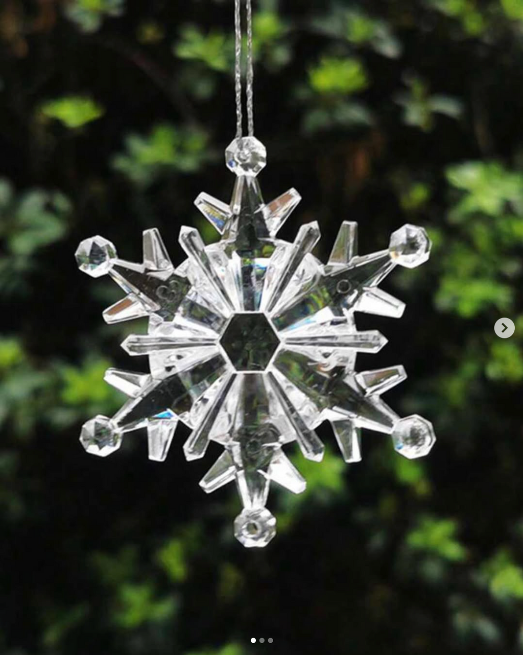 Clear Crystal Car Pendant