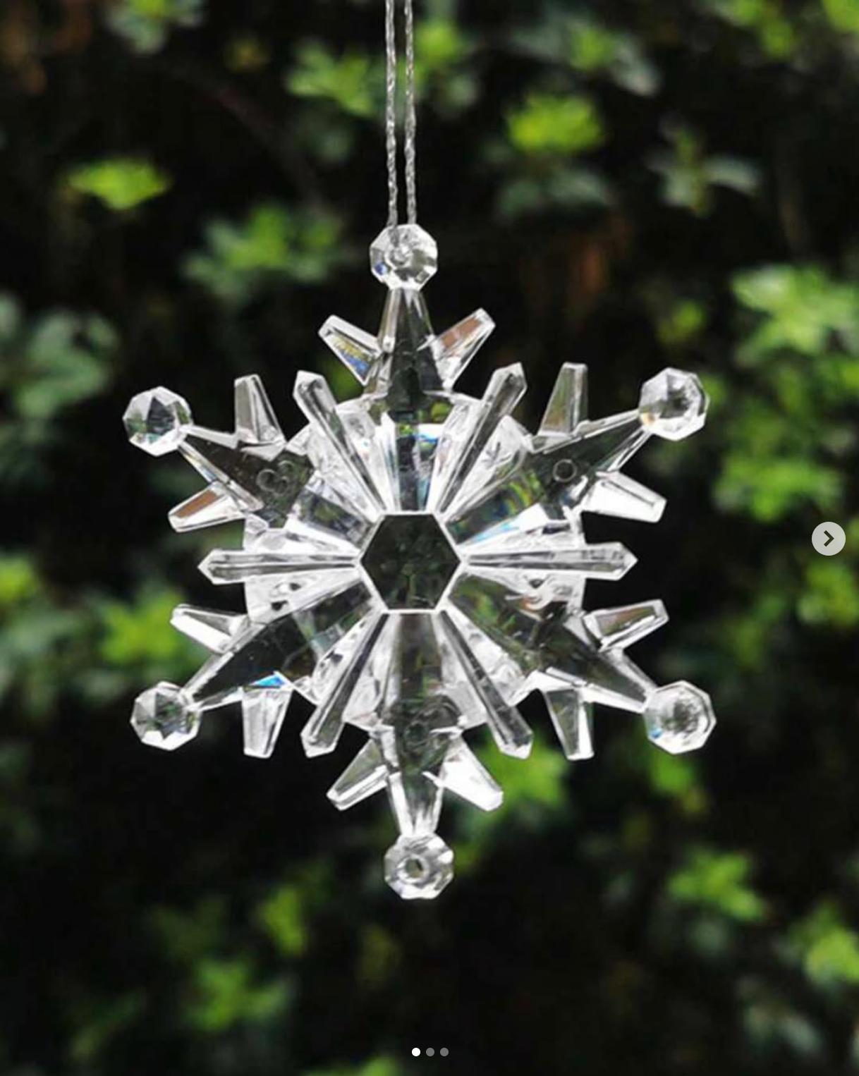 Clear Crystal Car Pendant