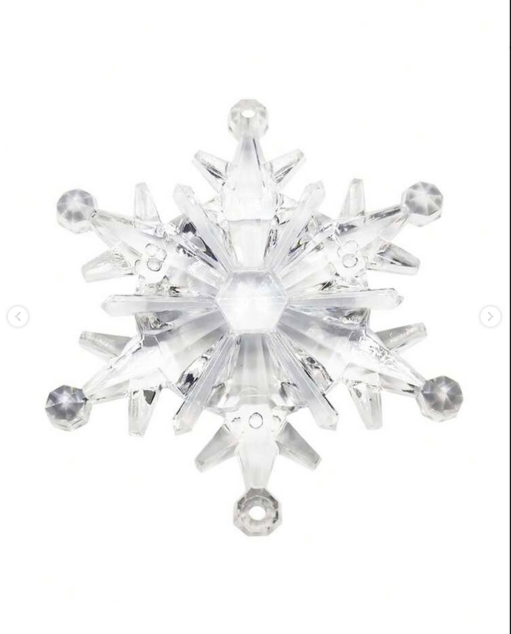 Clear Crystal Car Pendant