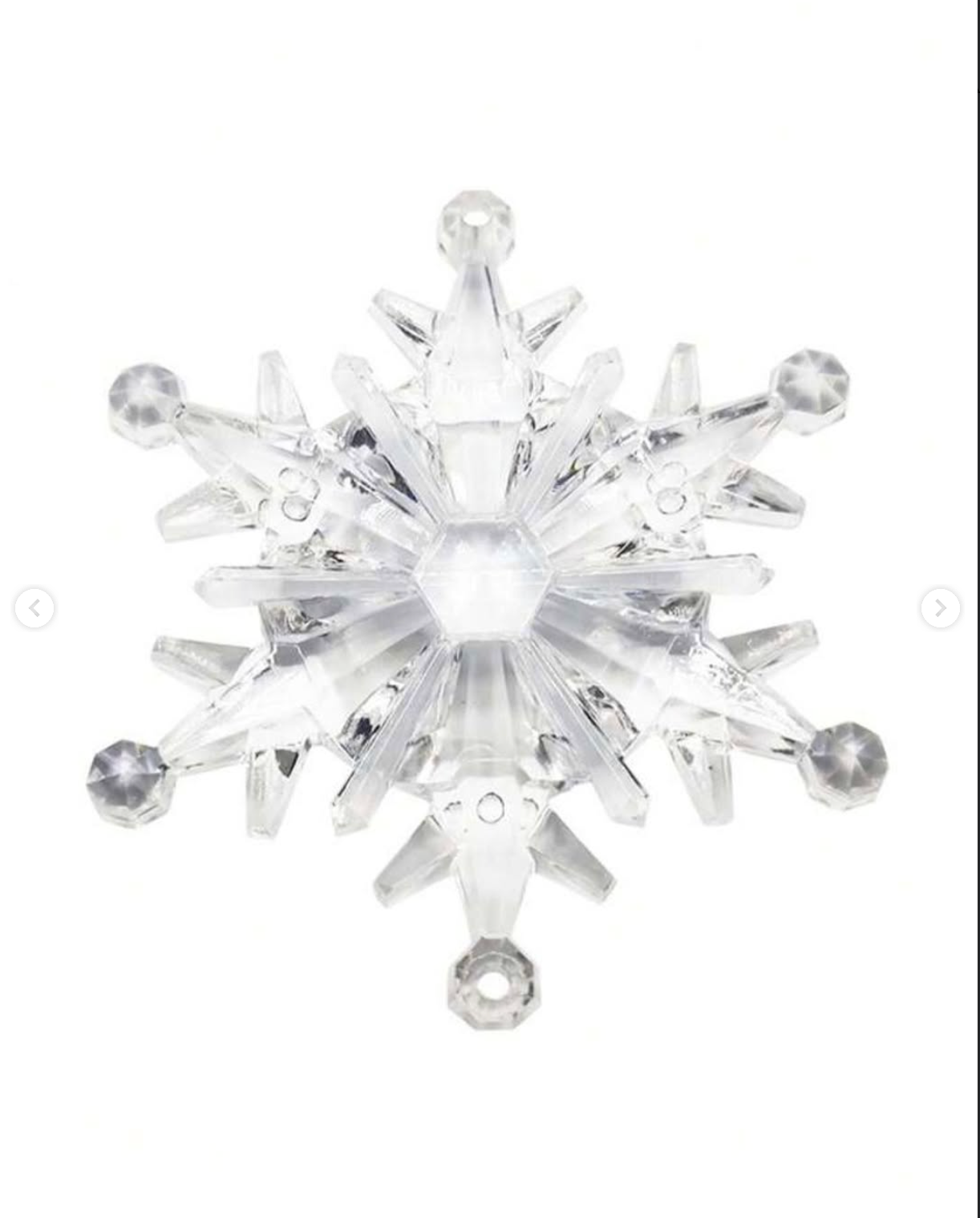 Clear Crystal Car Pendant