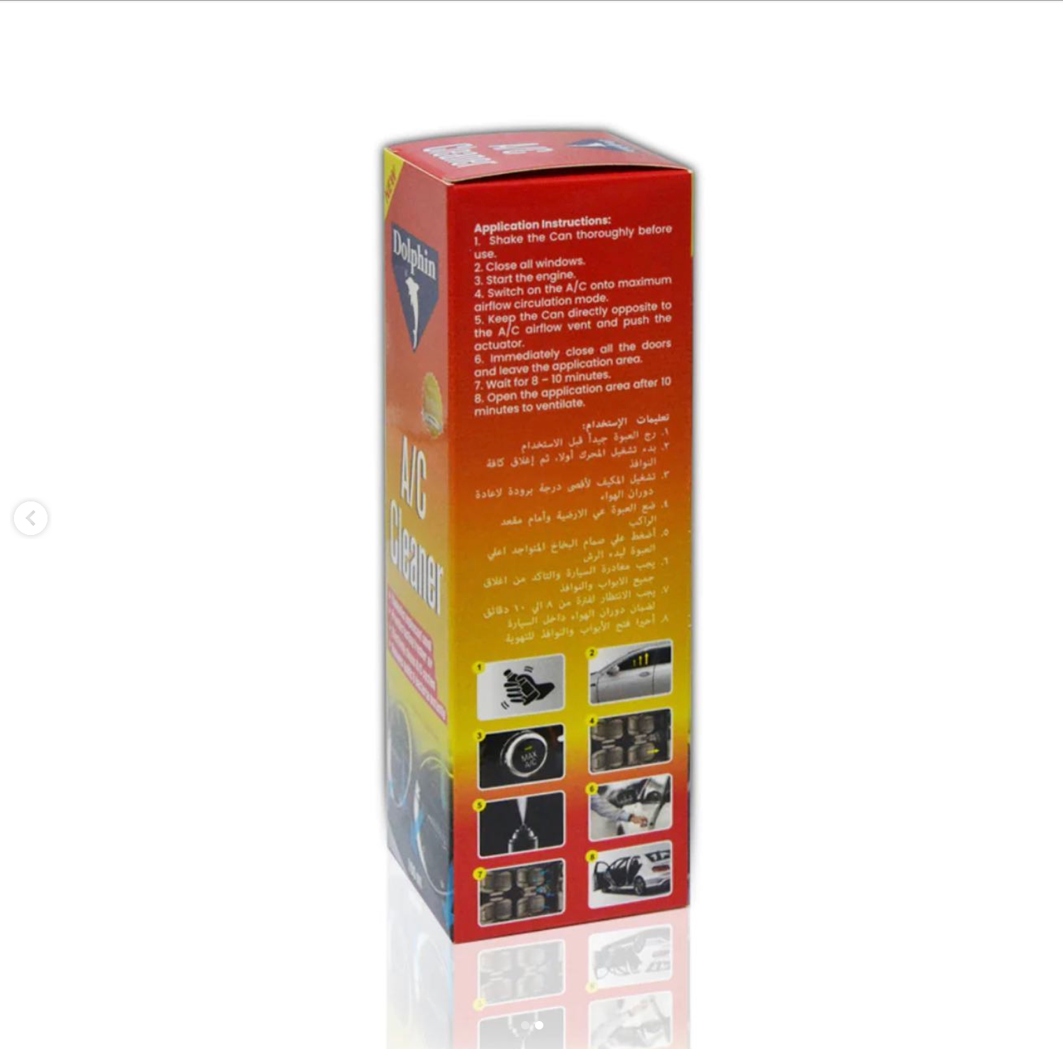 Air conditioner cleaner, 100ml bottle size, restores the car's original smell