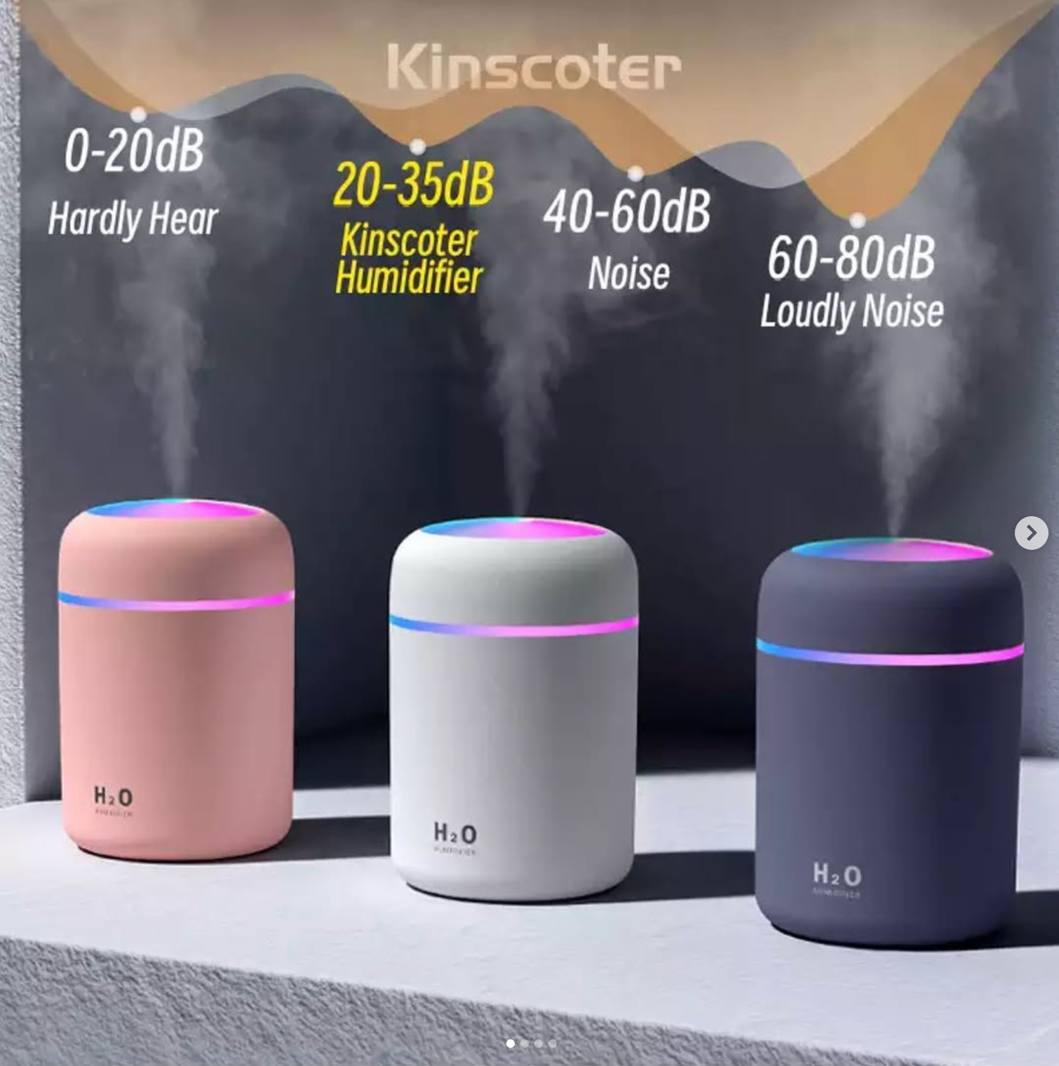 300ml car air freshener diffuser. Available colors: gray and white. Comes with two additional filters.