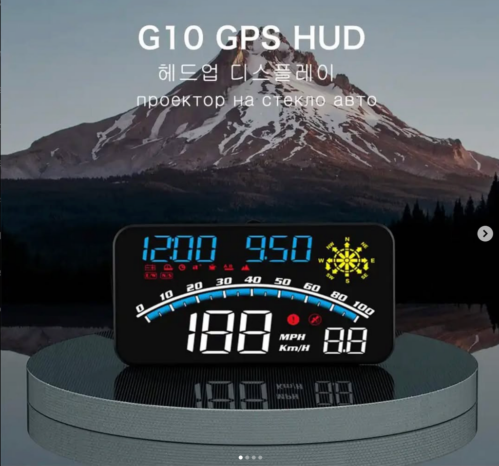 USB Digital Car Speedometer GPS Speedometer Head-up Display Smart with Alarm and Reminder