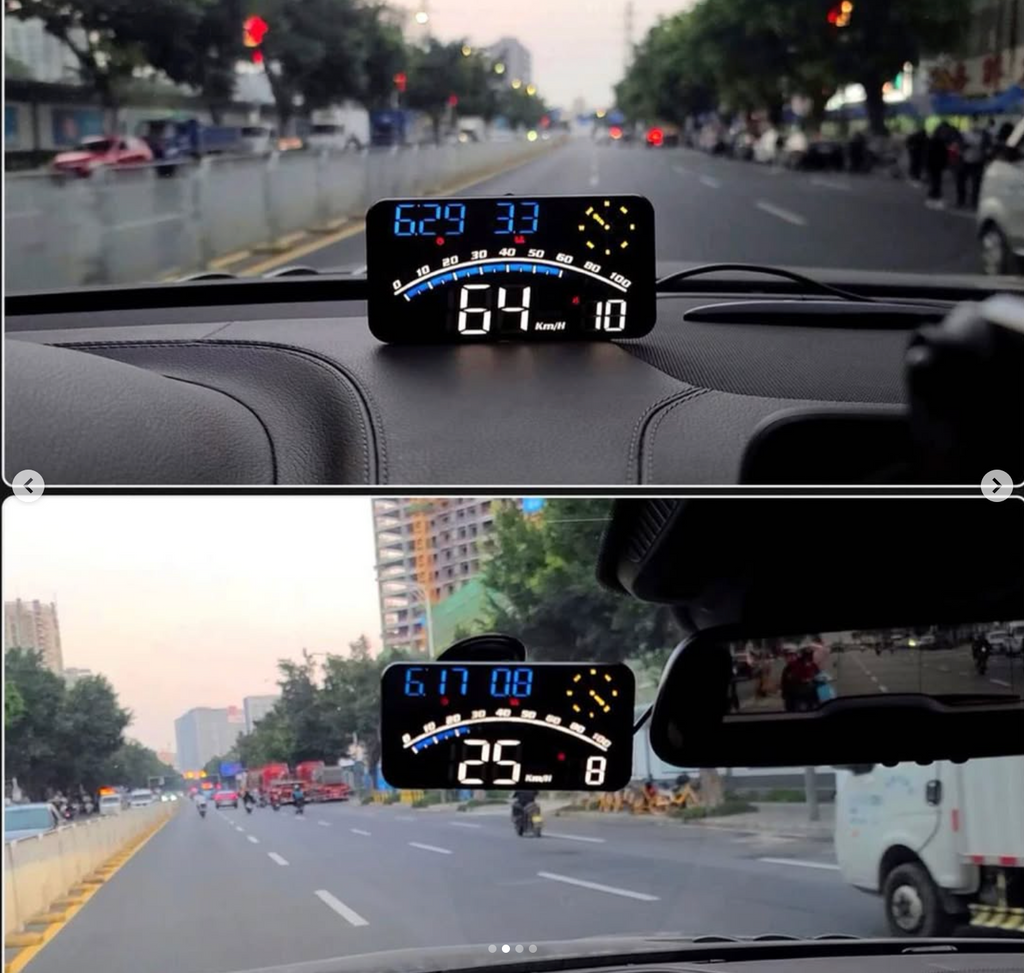 USB Digital Car Speedometer GPS Speedometer Head-up Display Smart with Alarm and Reminder