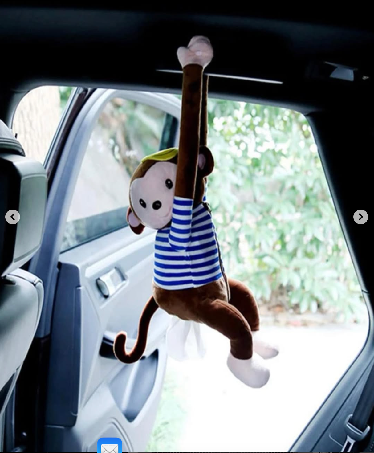 Monkey Car Tissue Box