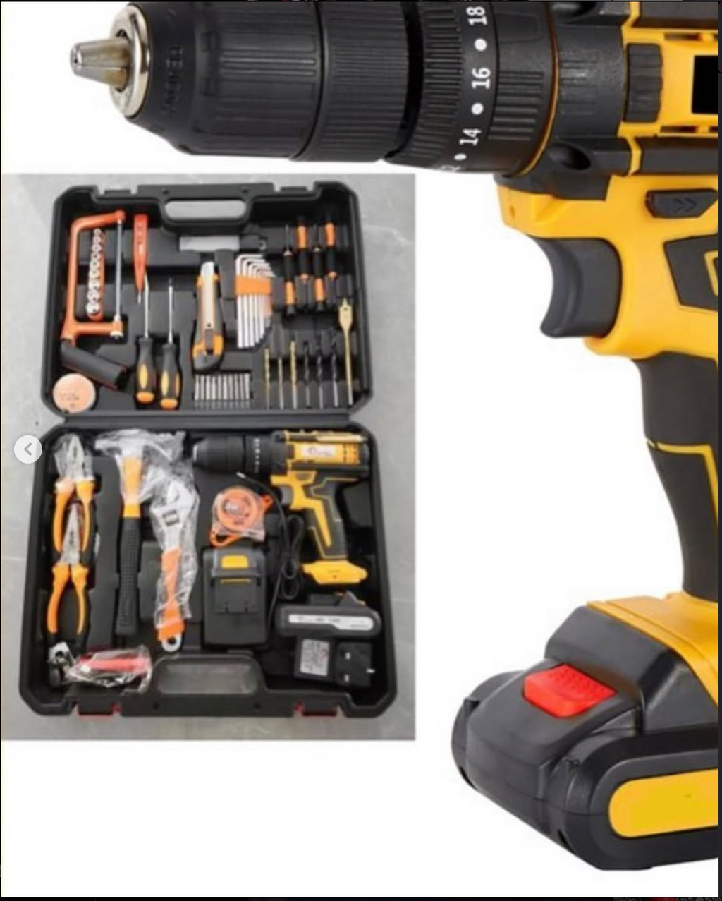 48V hammer drill for drilling, disassembling and assembling. A wonderful and powerful drill.