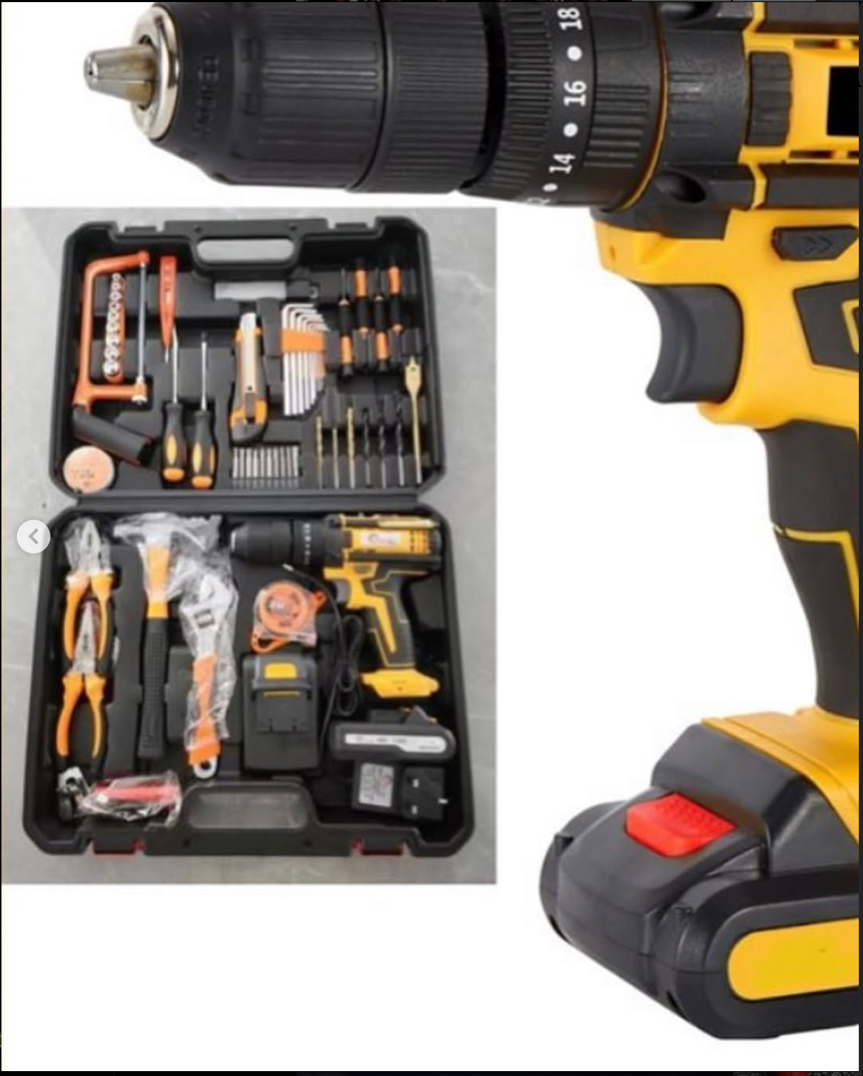 48V hammer drill for drilling, disassembling and assembling. A wonderful and powerful drill.