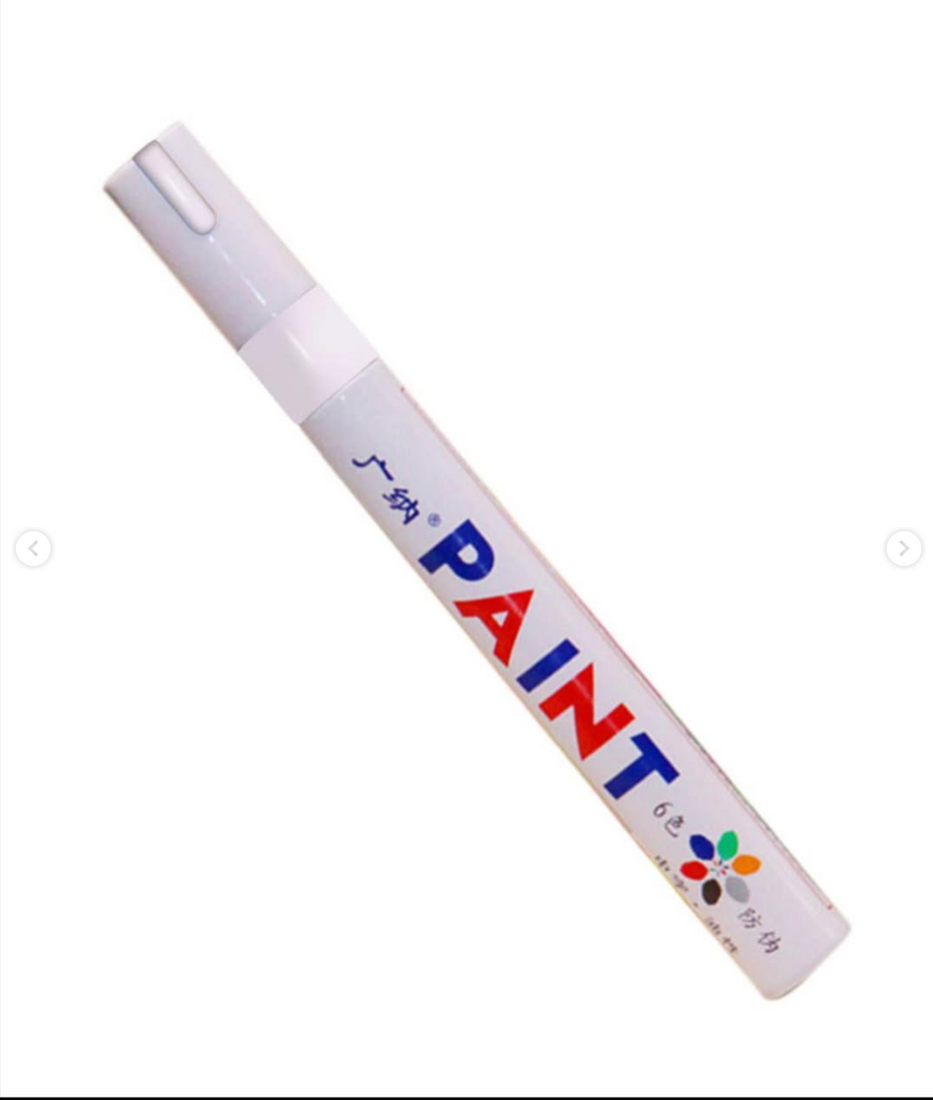 Tire paint pen, available colors: white and red