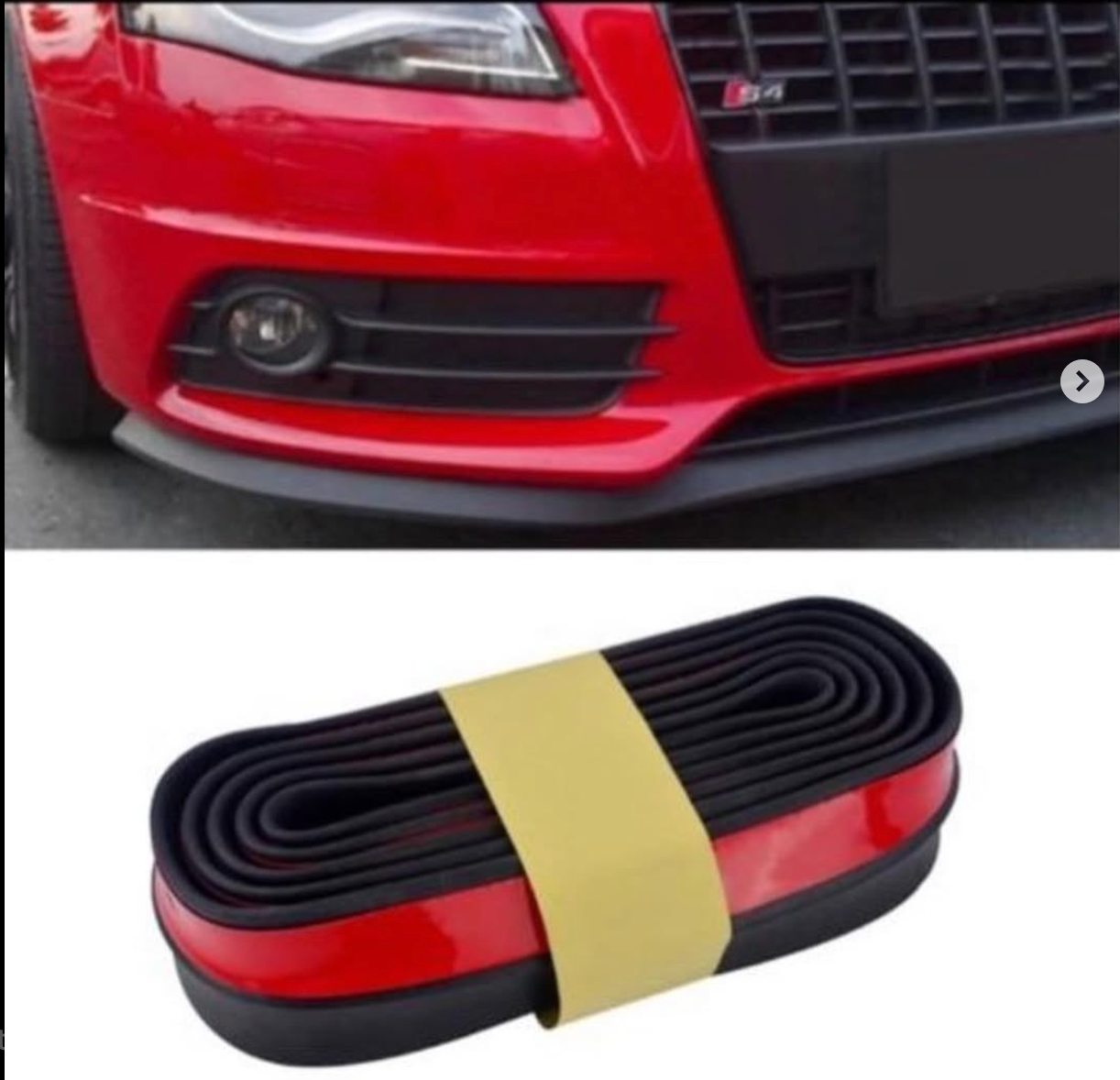 Beard fits all types of cars. Colors: black, red, blue, carbon fiber.