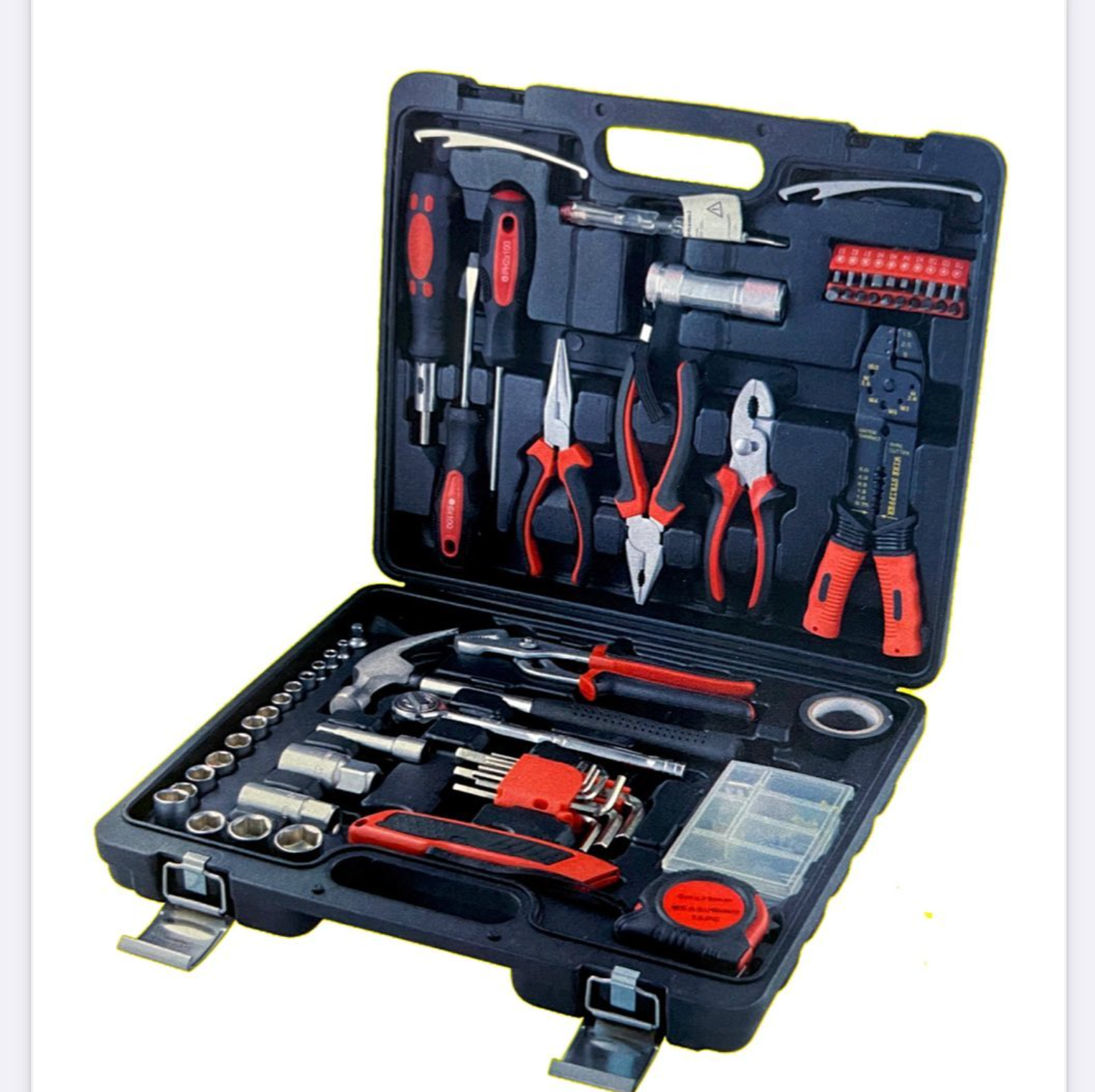 A set of 159 pieces for home and car use.