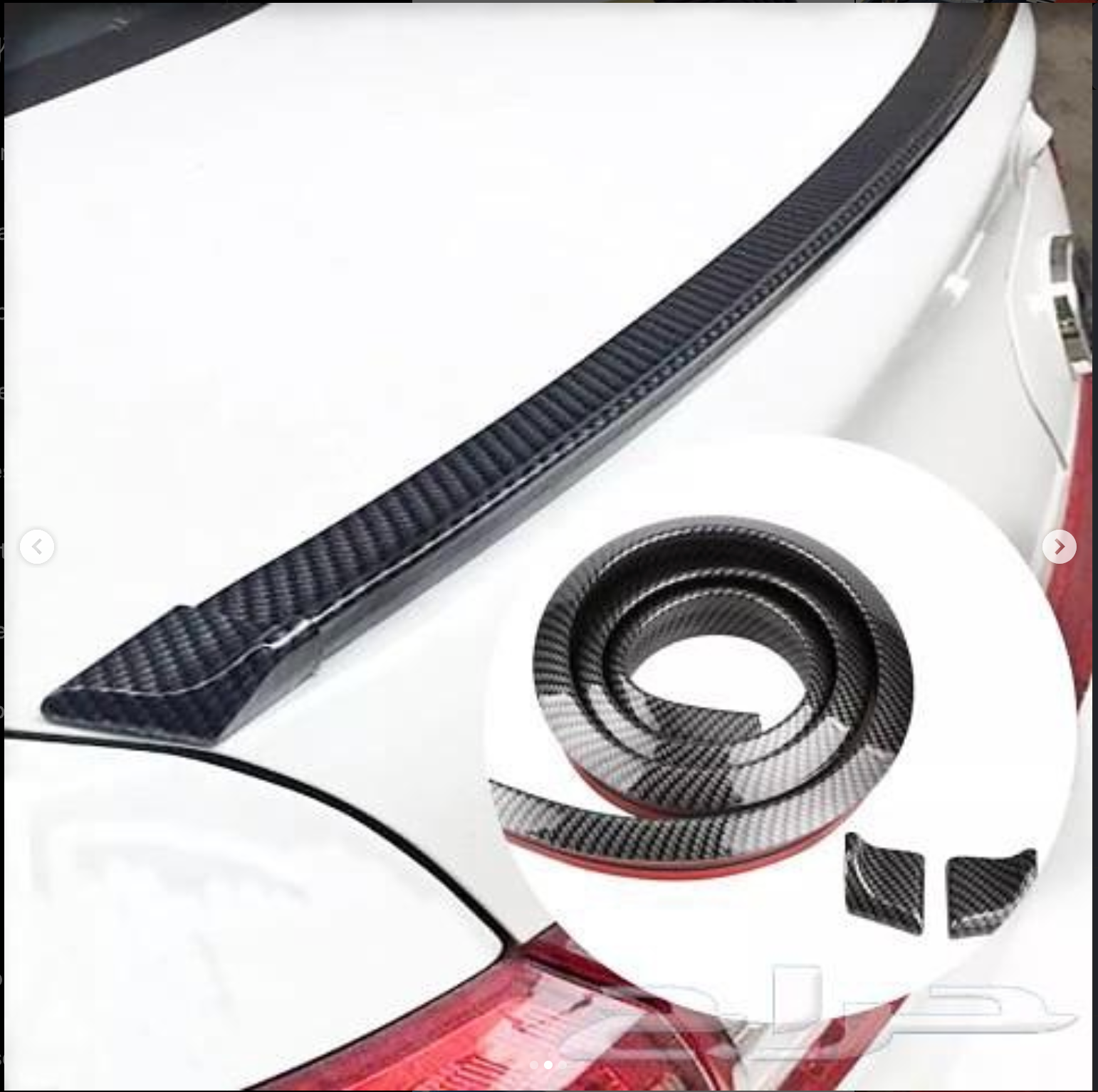 Carbon fiber wing that fits all cars