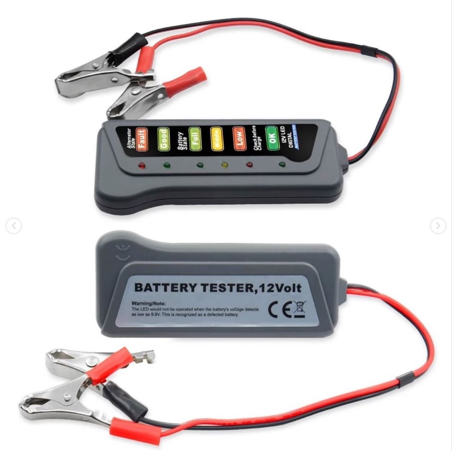 Generator status check, battery status check, pre-charge check and overload display