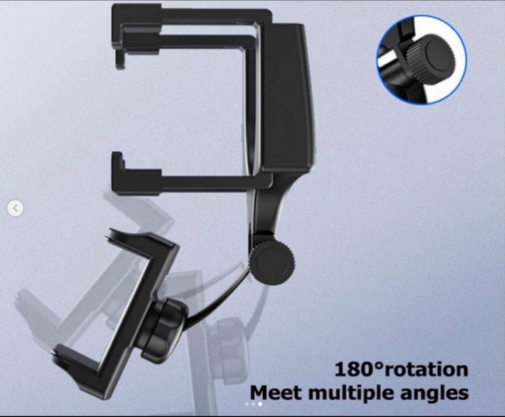 Easy to install and convenient to clean. It can be used on your rearview mirror to provide you with hands-free viewing and communication.