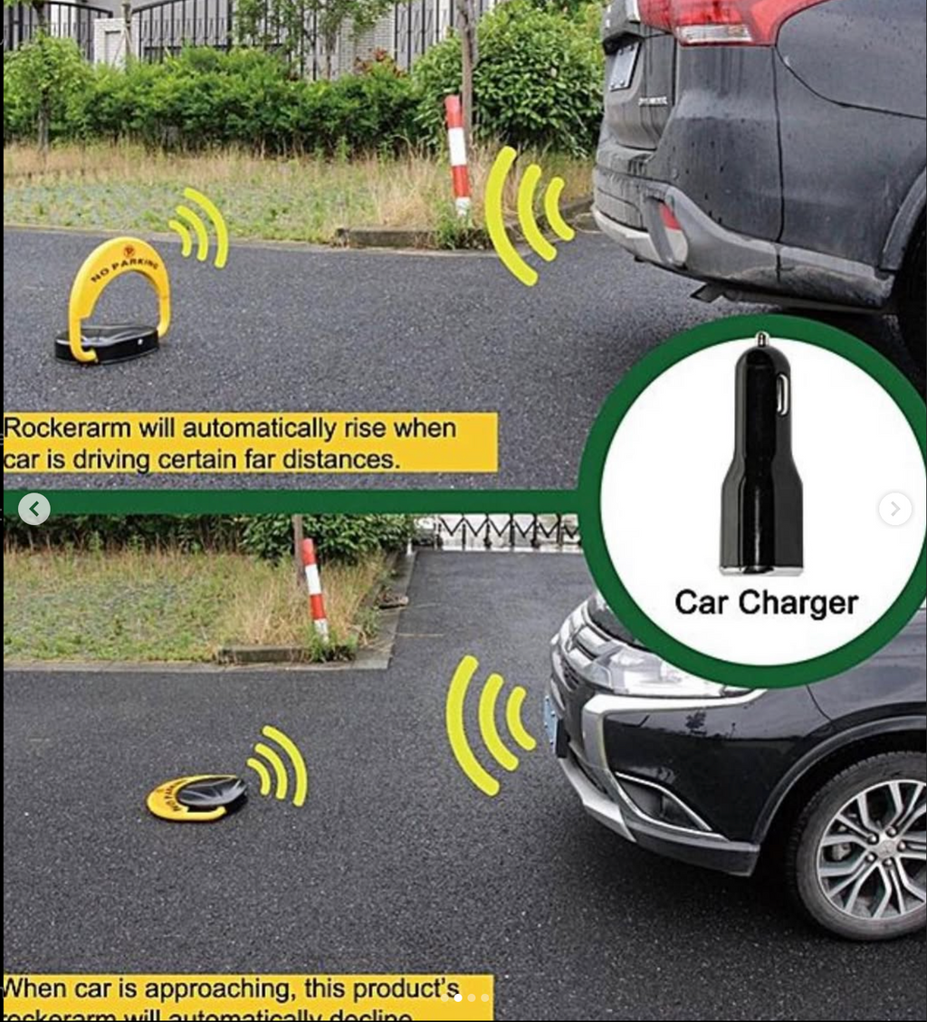 Parking barrier to reserve your garage space, or secure your access