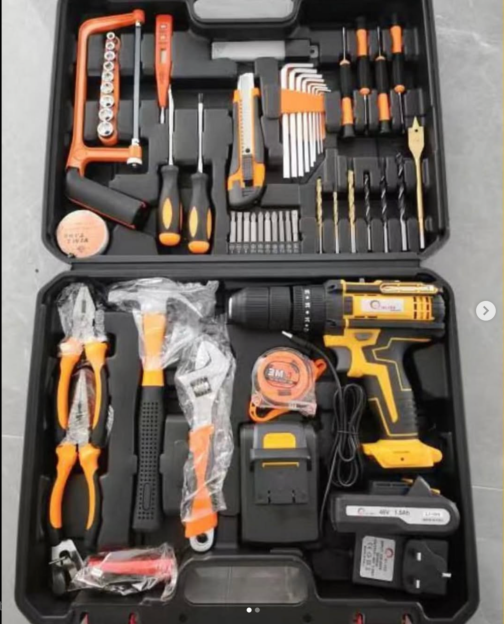 48V hammer drill for drilling, disassembling and assembling. A wonderful and powerful drill.